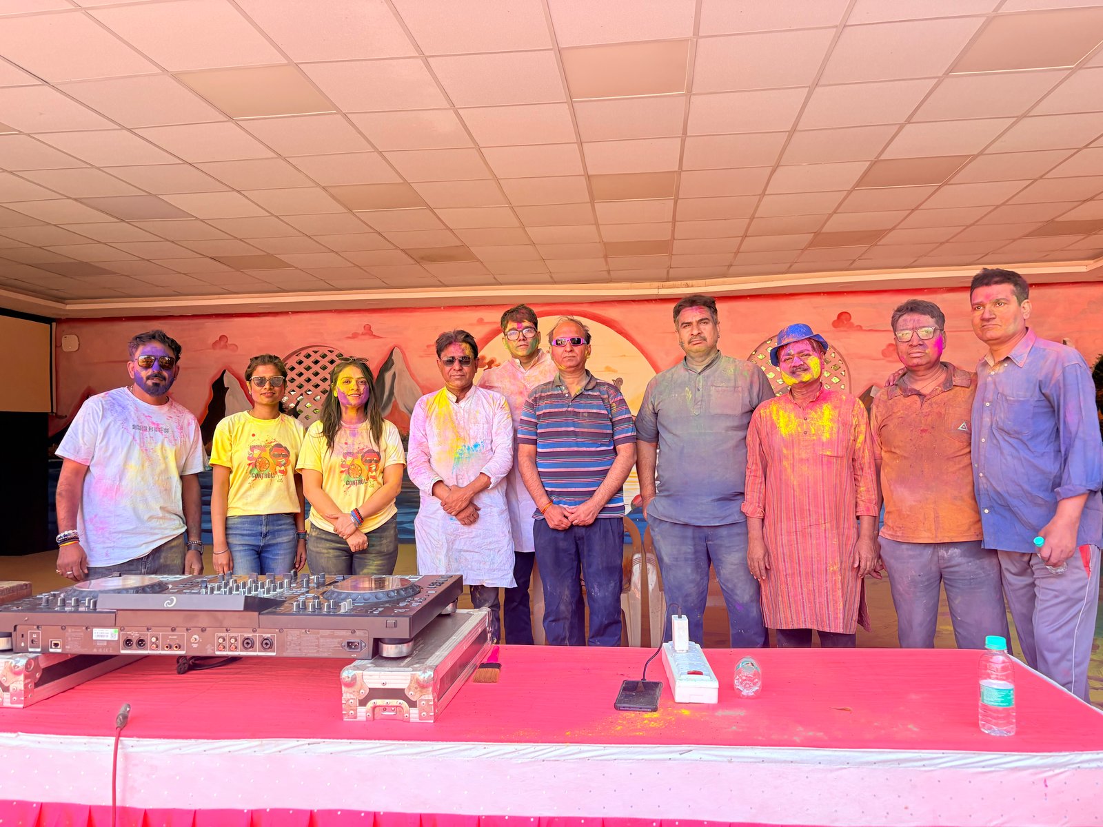 A beautifully decorated reception area for a social event
